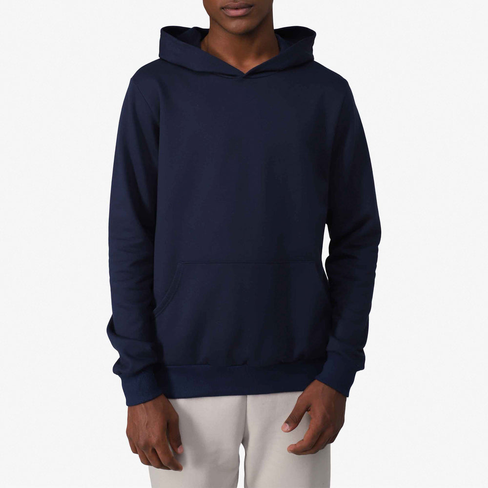 Blusão Tech Impermeável Moletom Flanelado Capuz - Azul Marinho