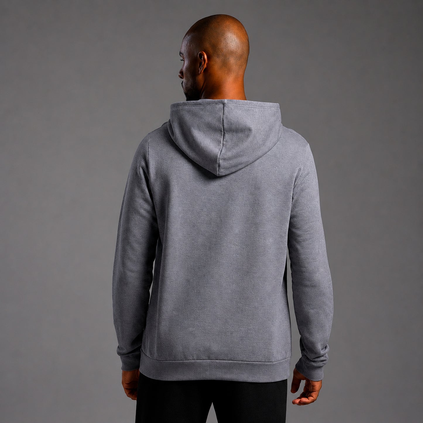 Blusão Tech NoLiquid Moletom Flanelado Capuz - Mescla Escuro