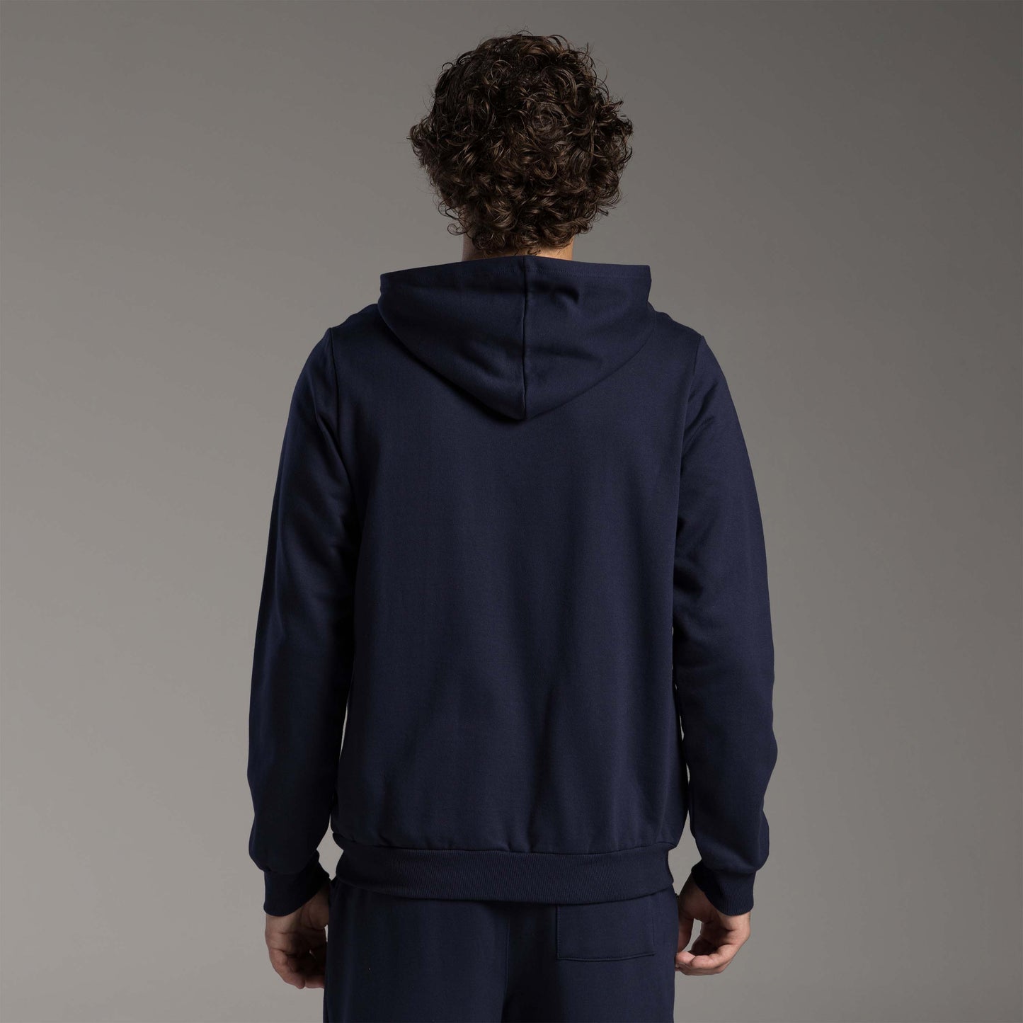 Jaqueta Tech Impermeável Moletom Flanelado - Azul Marinho