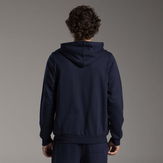 Jaqueta Tech NoLiquid Moletom Flanelado - Azul Marinho