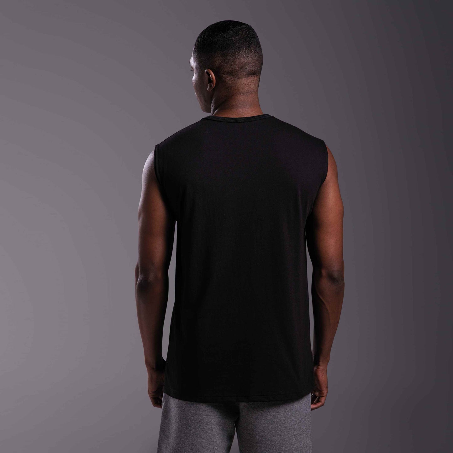 Regata Tech Air Alongada Masculina - Preto