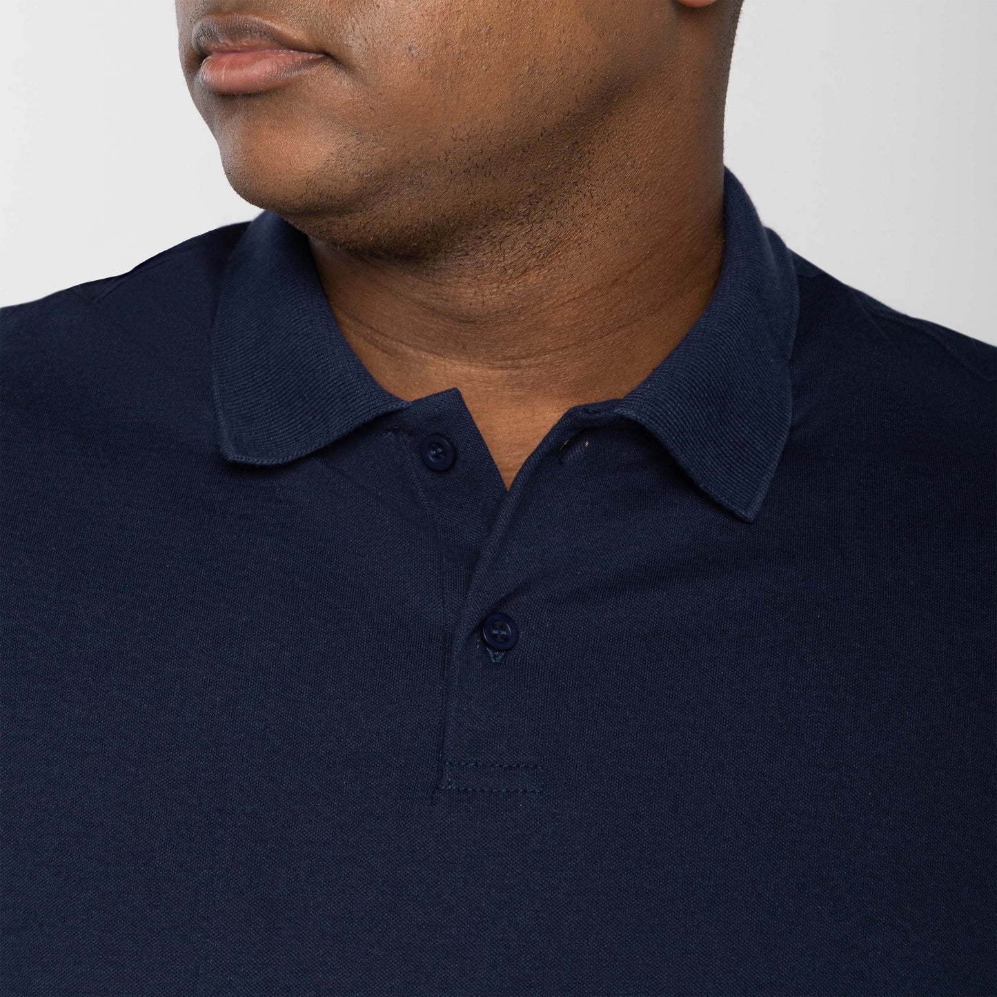 Camisa Polo Tech Anti Odor Piquet Plus Masculina - Azul Marinho