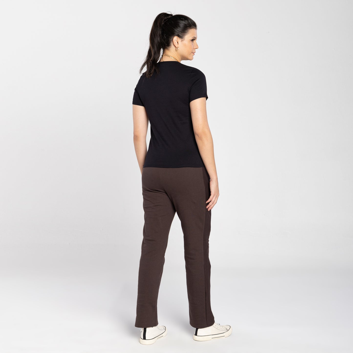 Tech T-Shirt Anti Odor Slim Gola V Feminina - Preto