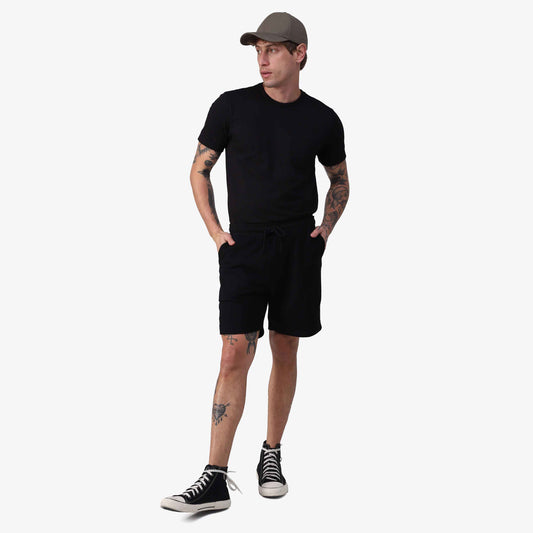 Bermuda Moletom Tech NoLiquid Listra Masculina - Preto