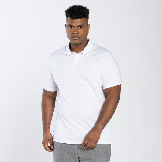 Camisa Polo Tech Anti Odor Plus Masculina - Branco
