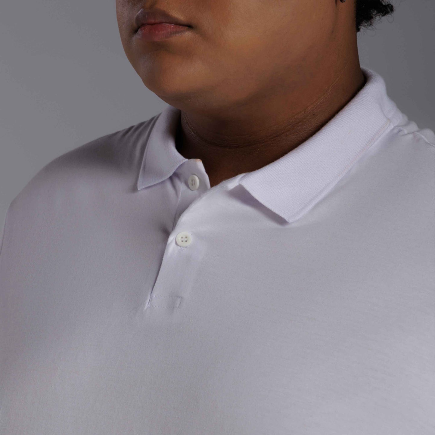 Camisa Polo Tech Anti Odor Plus Masculina - Branco