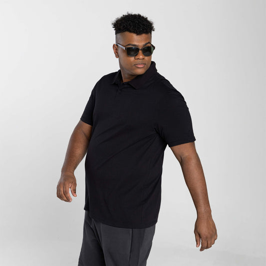 Camisa Polo Tech Anti Odor Plus Masculina - Preto