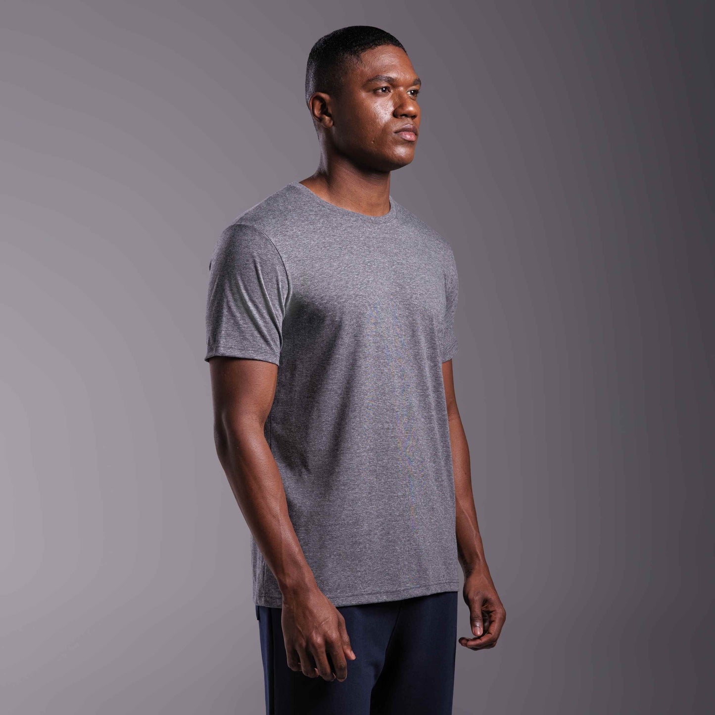 Tech T-Shirt Anti Odor - Mescla Escuro