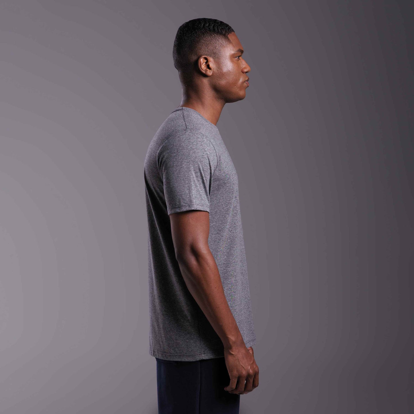 Tech T-Shirt Anti Odor - Mescla Escuro