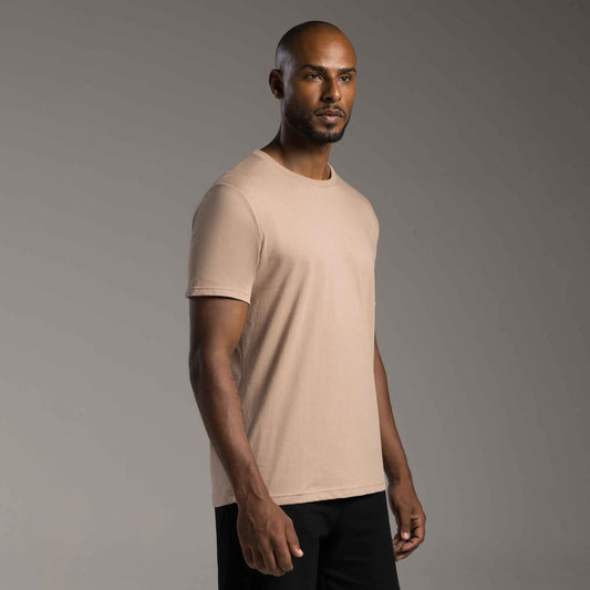 Tech T-Shirt Anti Odor - Bege Amêndoa
