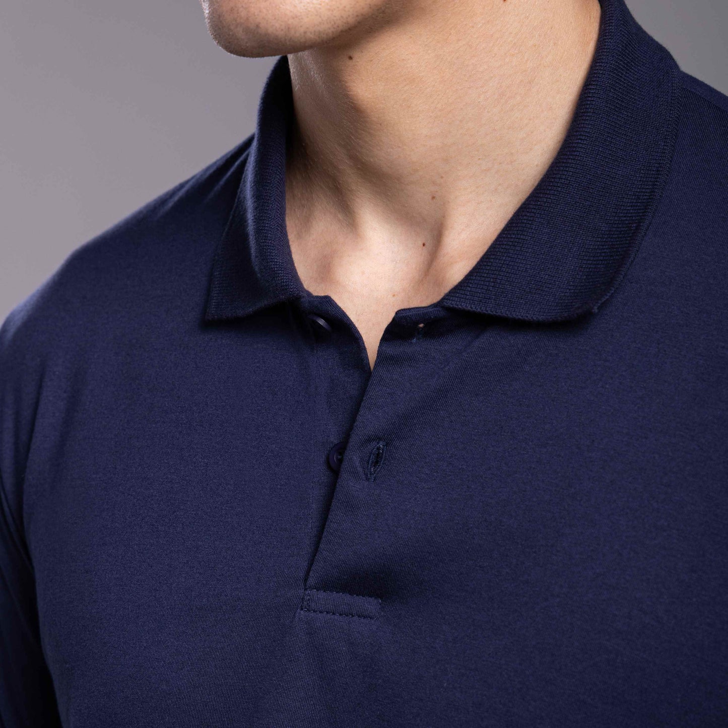 Camisa Polo Tech Anti Odor Masculina - Azul Marinho