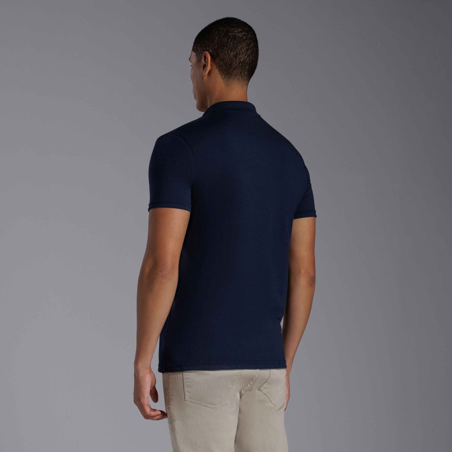 Camisa Polo Tech Air Masculina - Azul Marinho