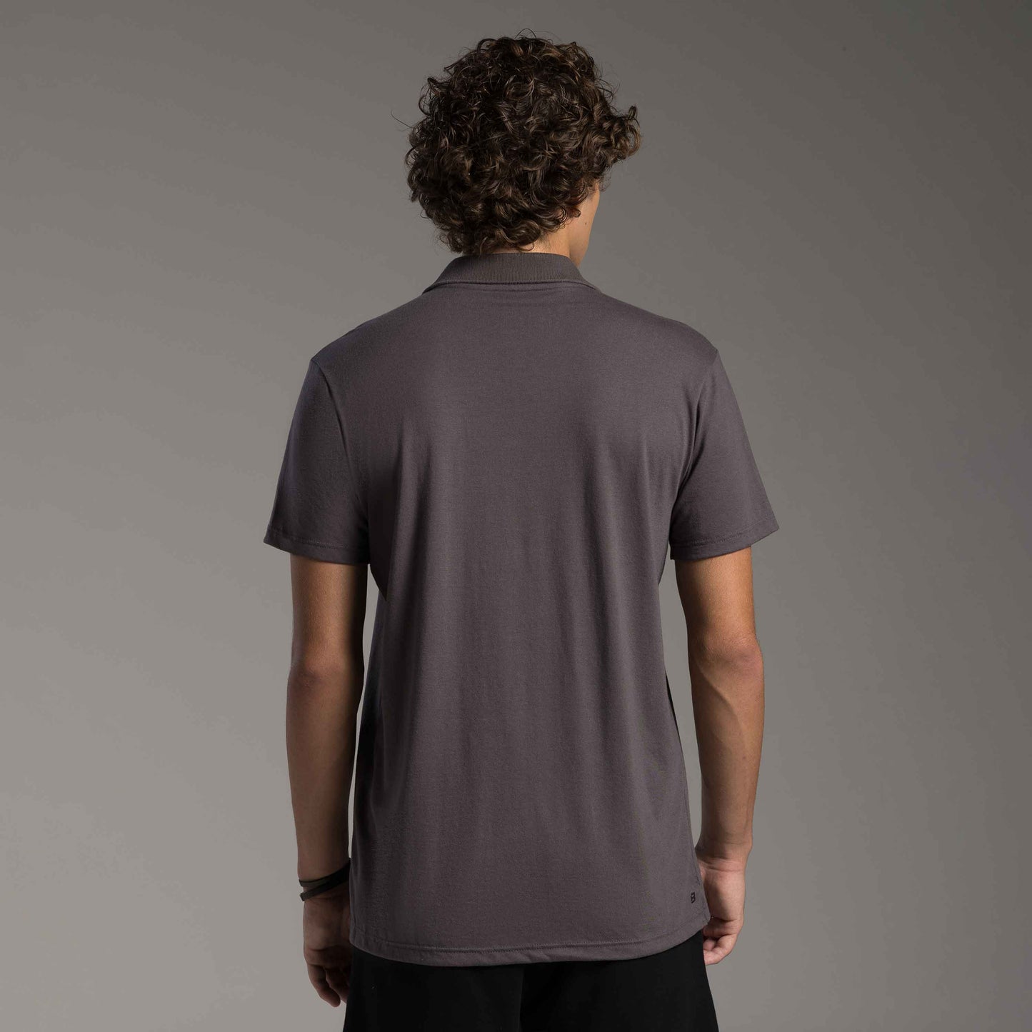 Camisa Polo Tech Air Masculina - Cinza Carvão