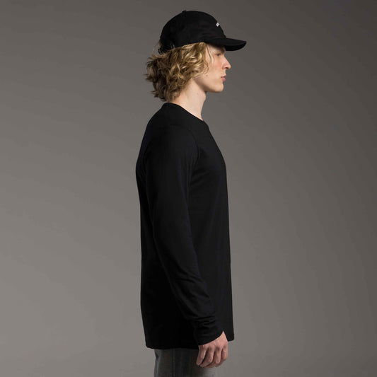 Tech T-Shirt UV Manga Longa - Preto