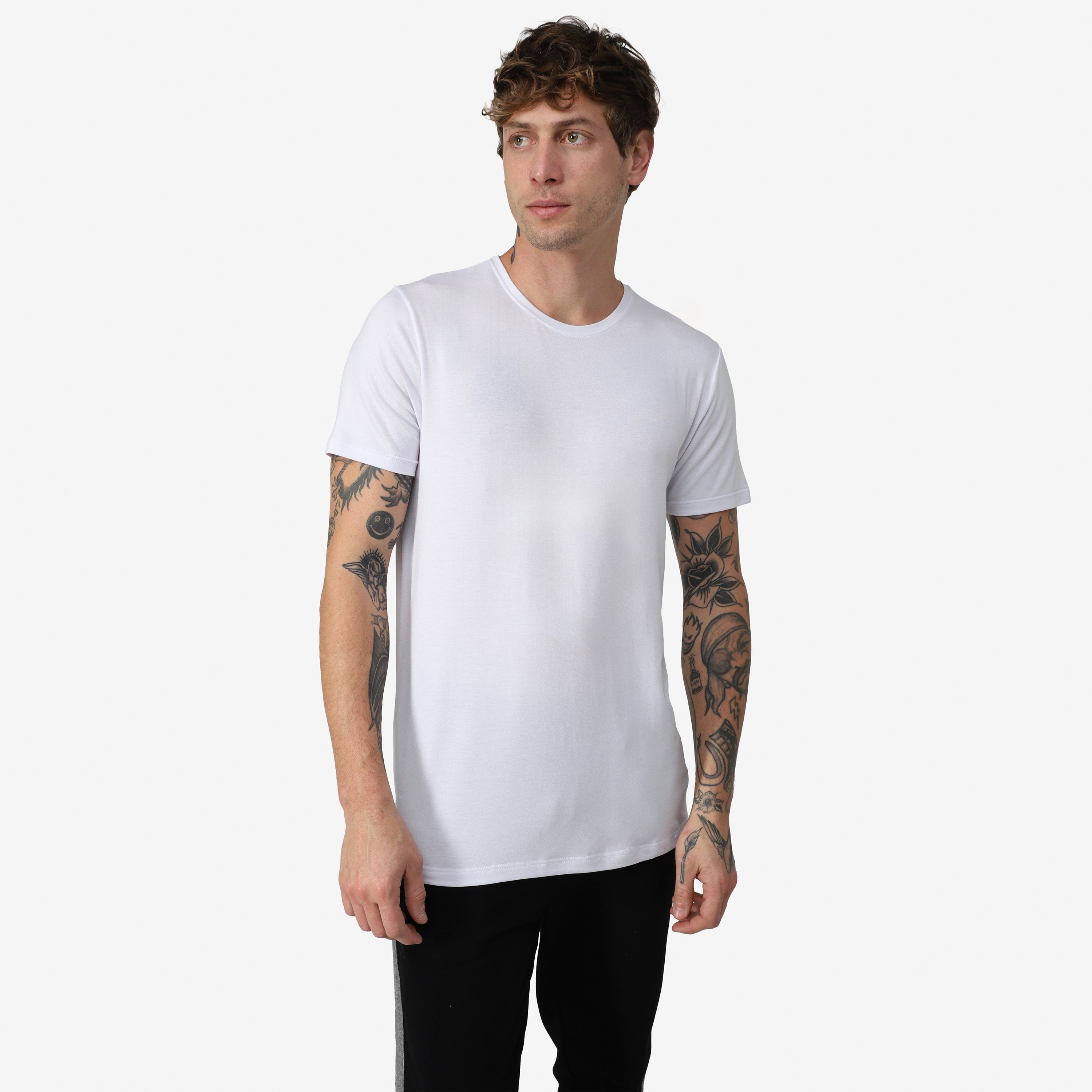 Tech T-Shirt Modal Masculina - Verde Oliva – Basicamente