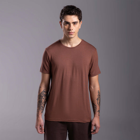 Tech T-Shirt Modal - Marrom Avelã