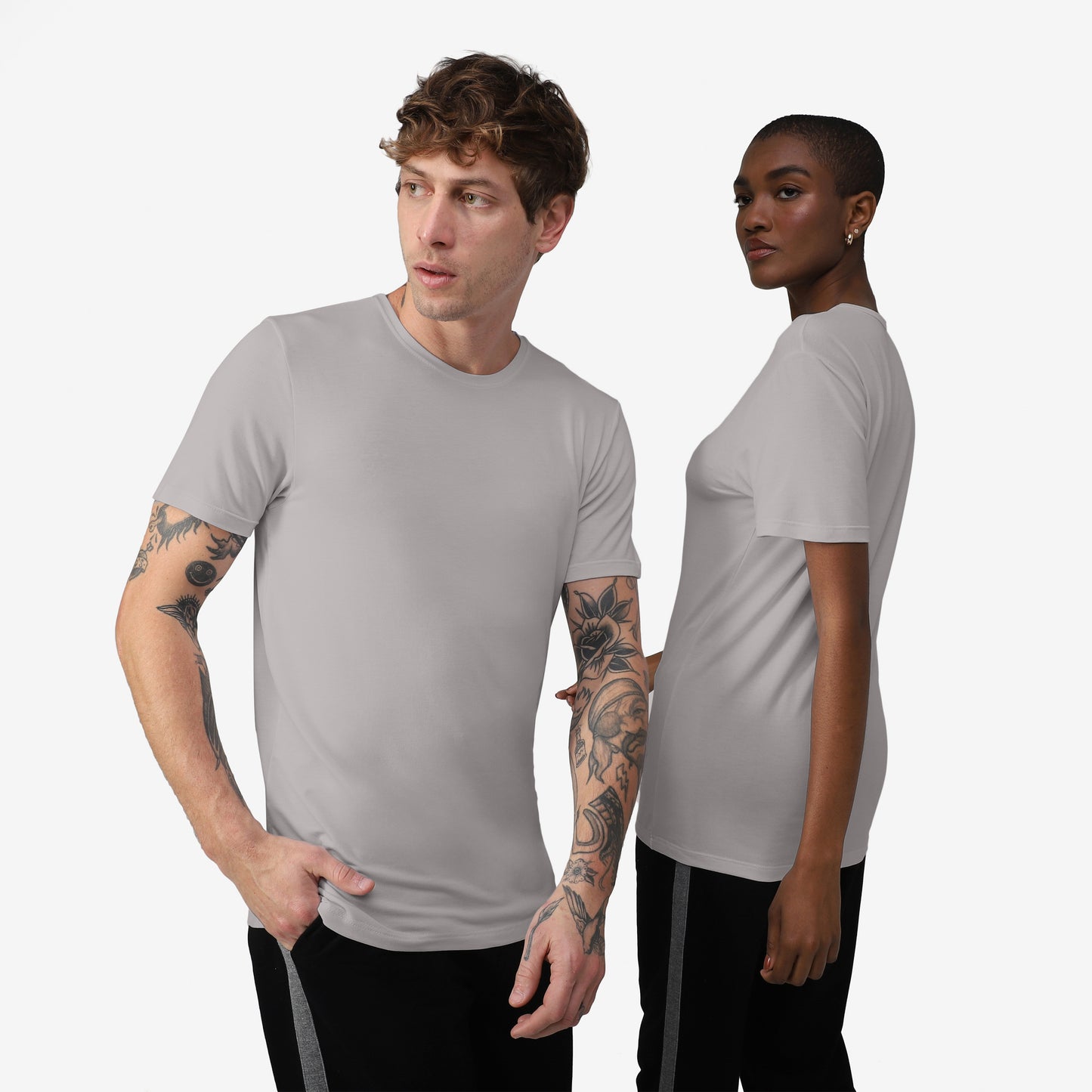 Tech T-Shirt Modal - Cinza Médio