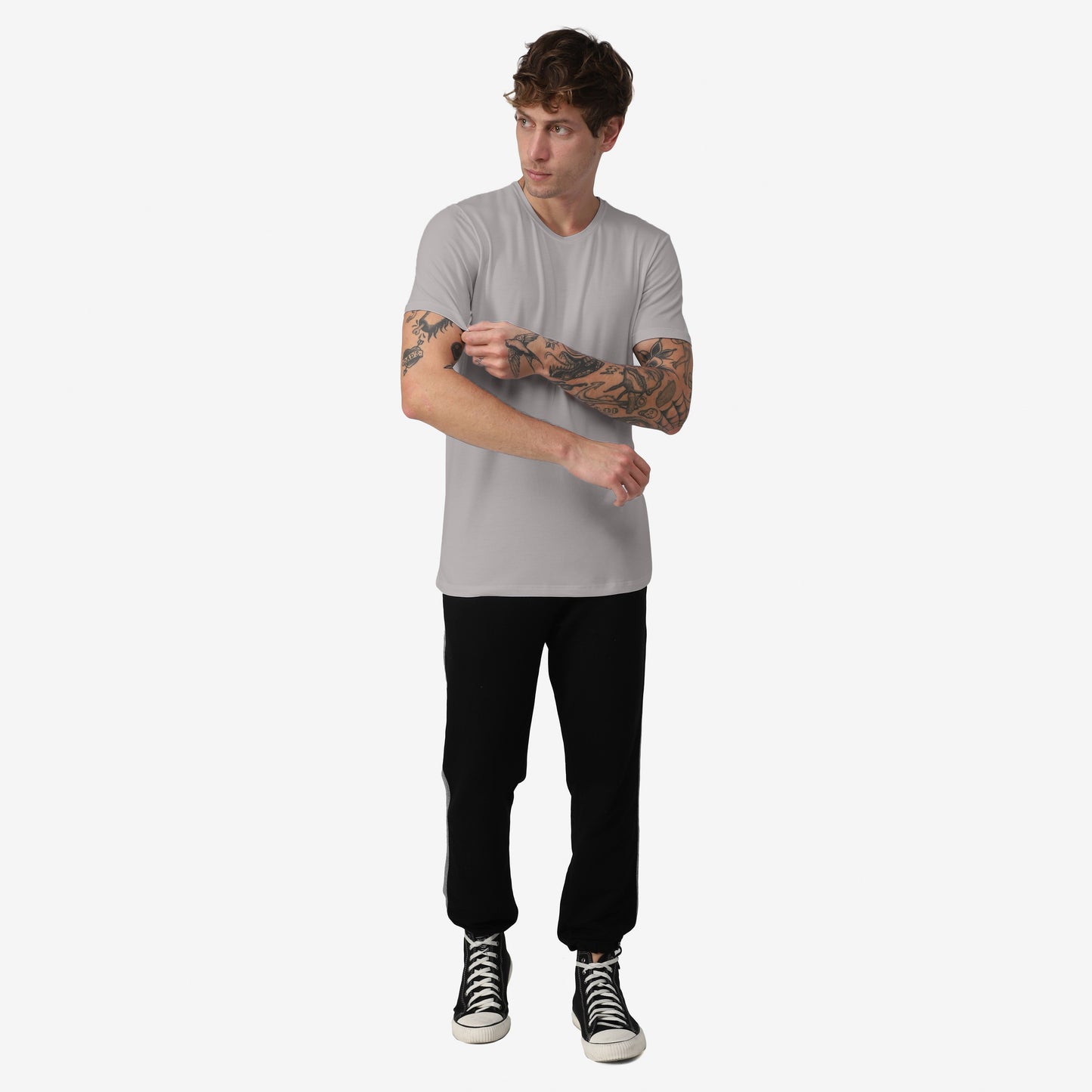 Tech T-Shirt Modal - Cinza Médio