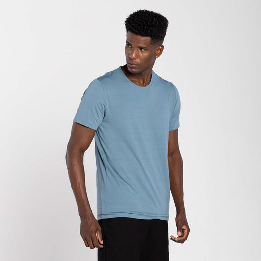 Tech T-Shirt Modal - Azul Stone