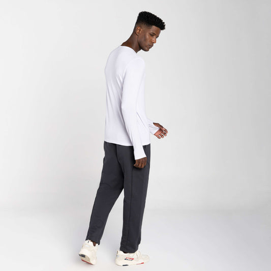 Tech T-Shirt Modal Manga Longa - Branco