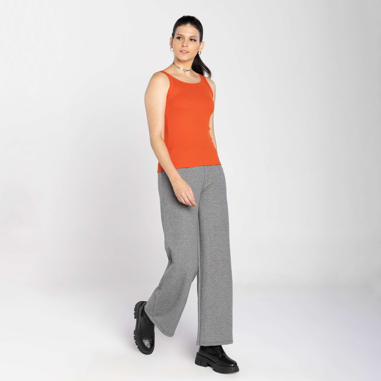 Regata Ribana Tech Anti Odor Feminina - Laranja Apricot