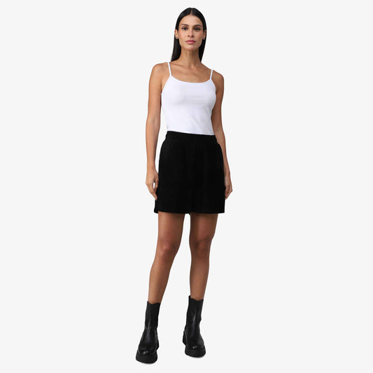 Shorts Cotelê Feminino - Preto