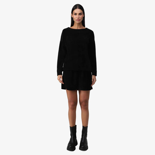 Blusa Cotelê Feminina - Preto