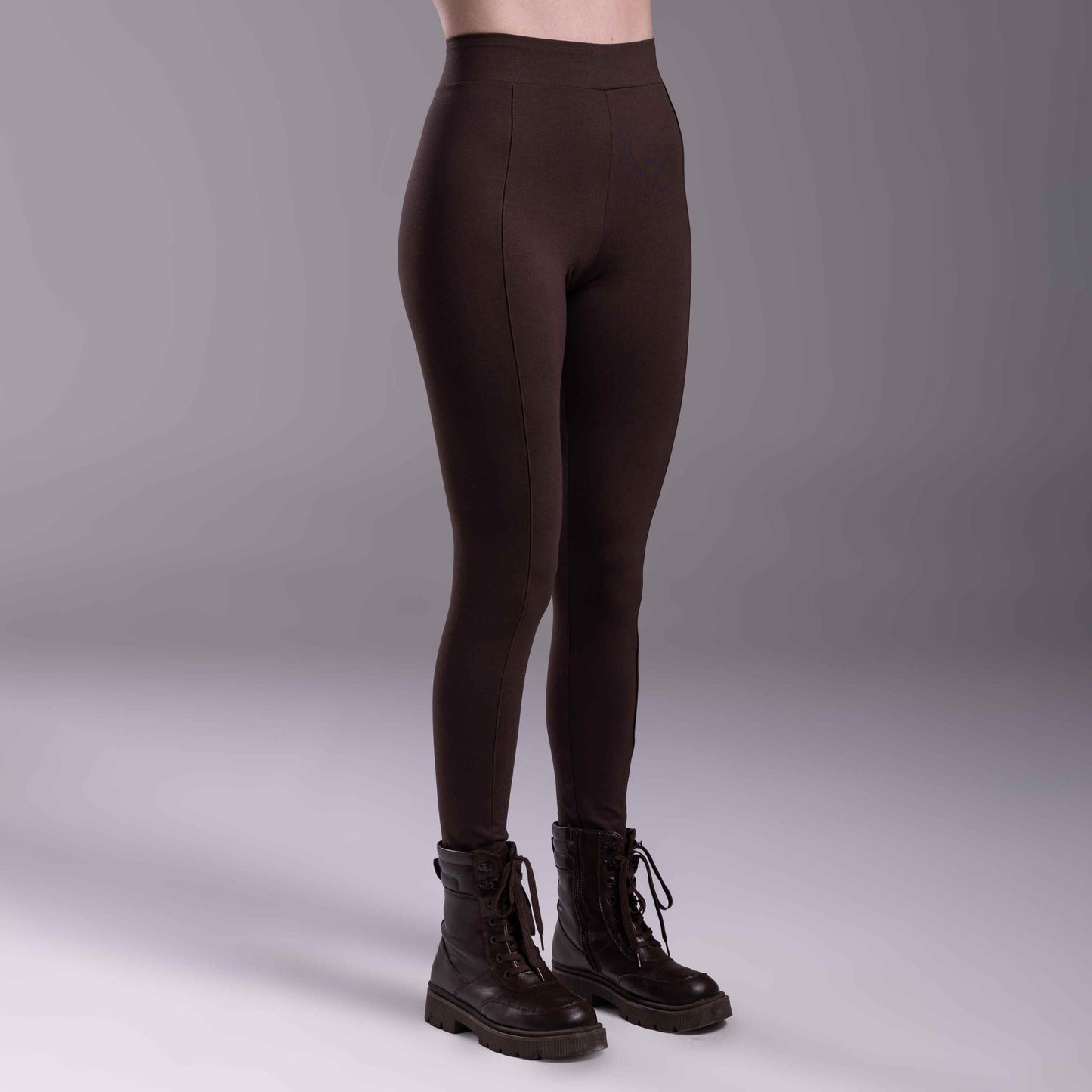 Calça Legging Anti Odor Friso - Marrom