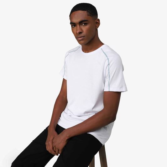 Tech T-Shirt Contraste NoLiquid Masculina - Branco