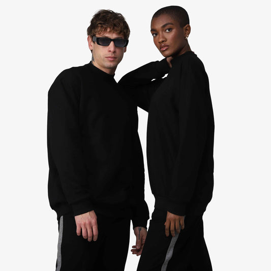 Blusão Tech NoLiquid Moletom Flanelado Gola Alta - Preto