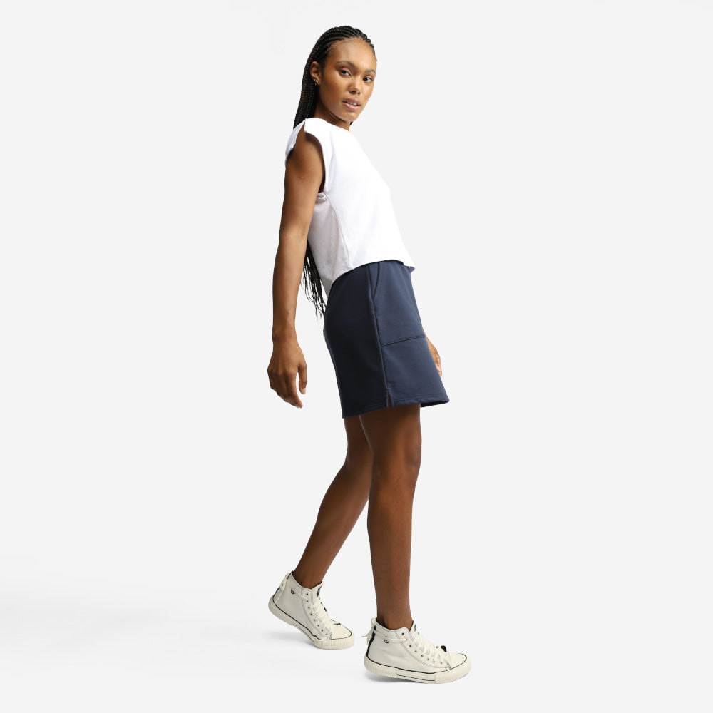 Blusa Detalhe Manga Viscose Feminina - Branco