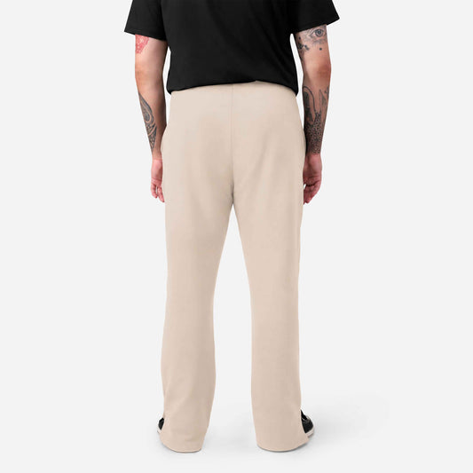 Calça Friso Tech NoLiquid Moletom Flanelado Plus Masculina - Bege Aveia