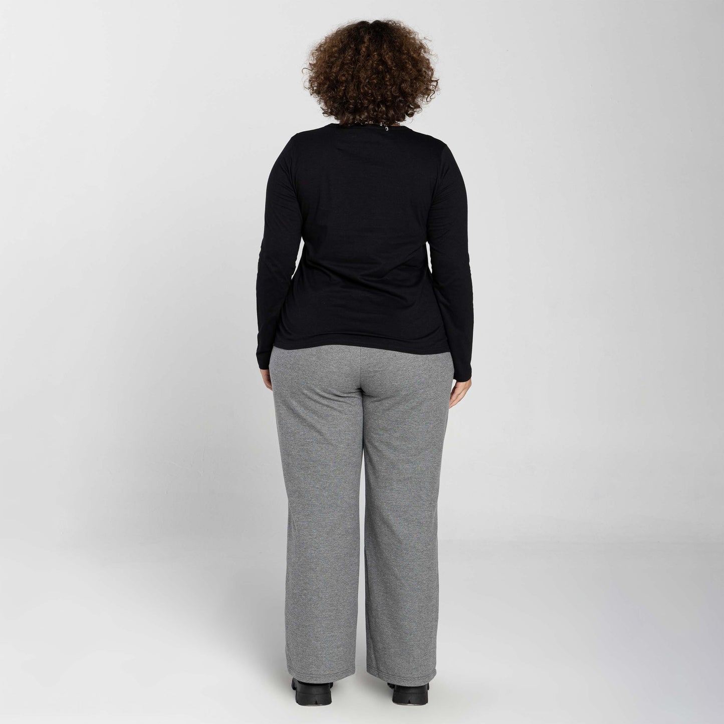 Tech T-Shirt UV Manga Longa Plus Feminina - Preto