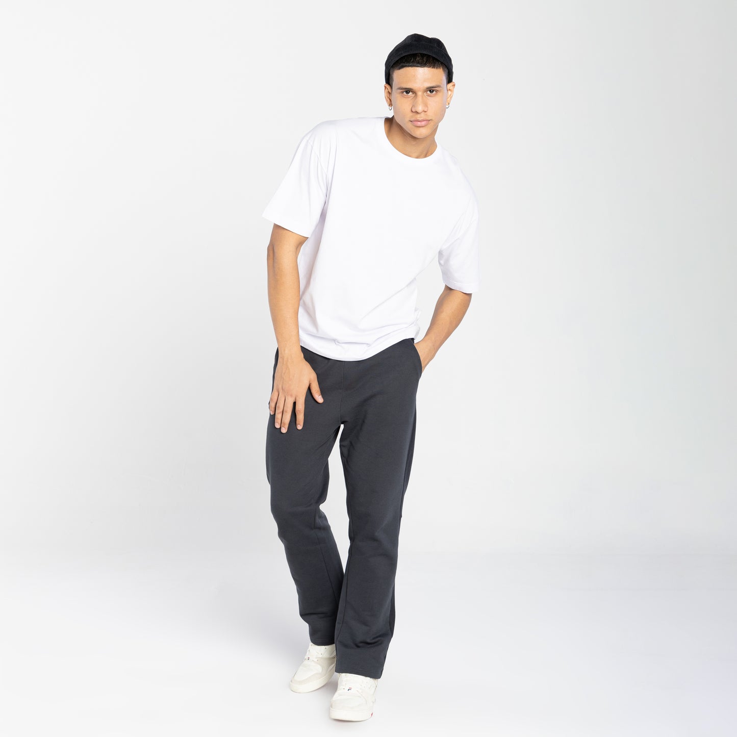 Tech T-Shirt Air Oversized Recorte Masculina - Branco