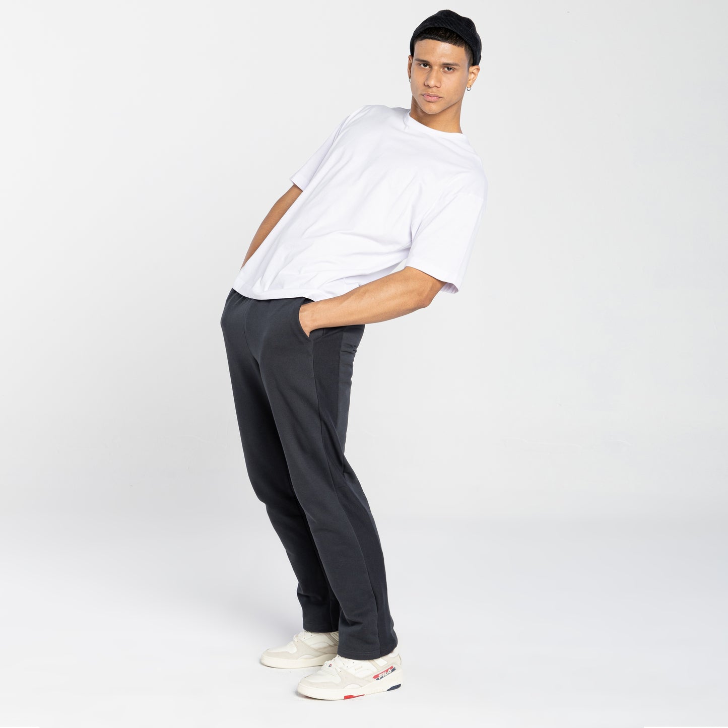 Tech T-Shirt Air Oversized Recorte Masculina - Branco