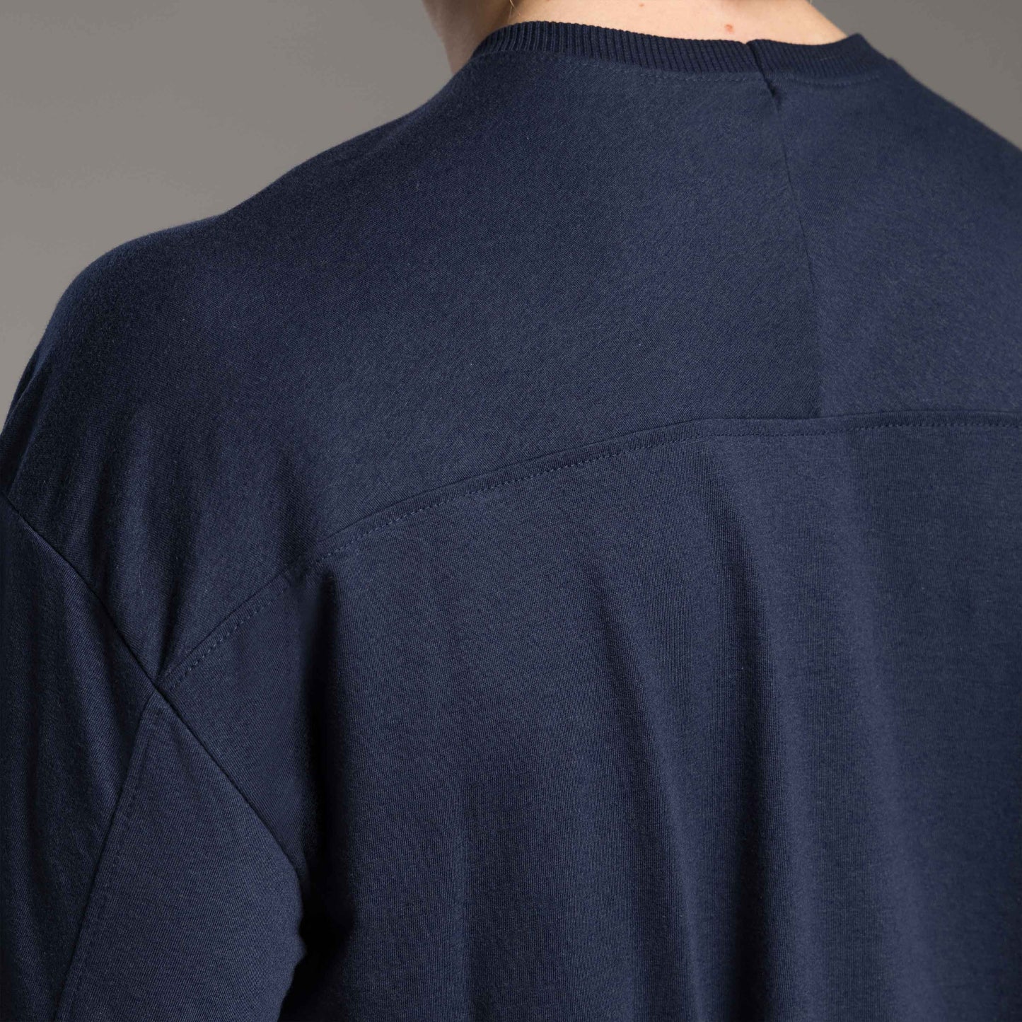 Tech T-Shirt Air Oversized Recorte Masculina - Azul Marinho