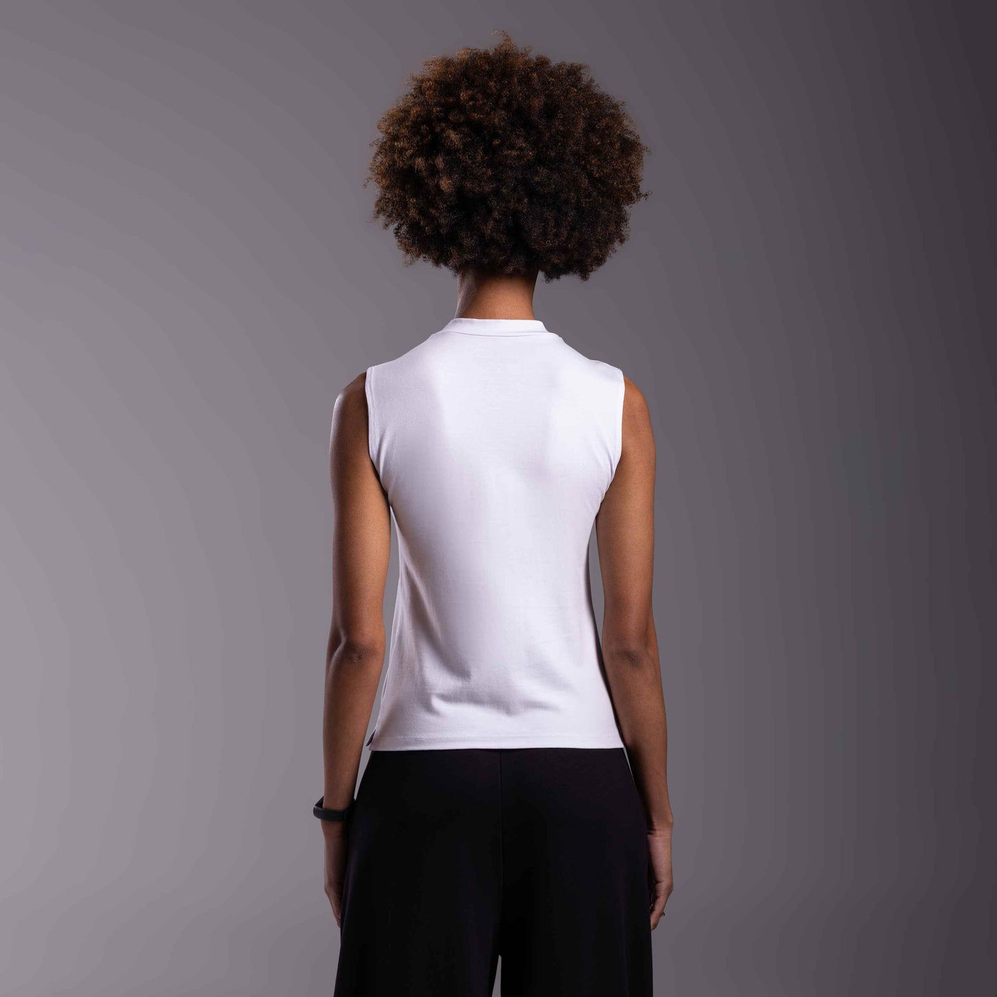 Regata Tech Anti Odor Gola Alta Feminina - Branco