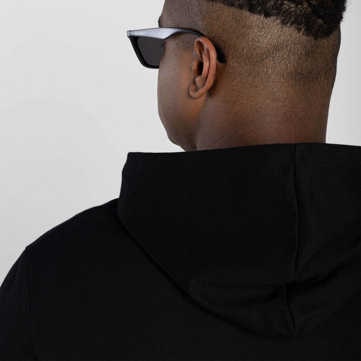 Jaqueta Moletom Tech Impermeável Capuz Plus Masculina - Preto