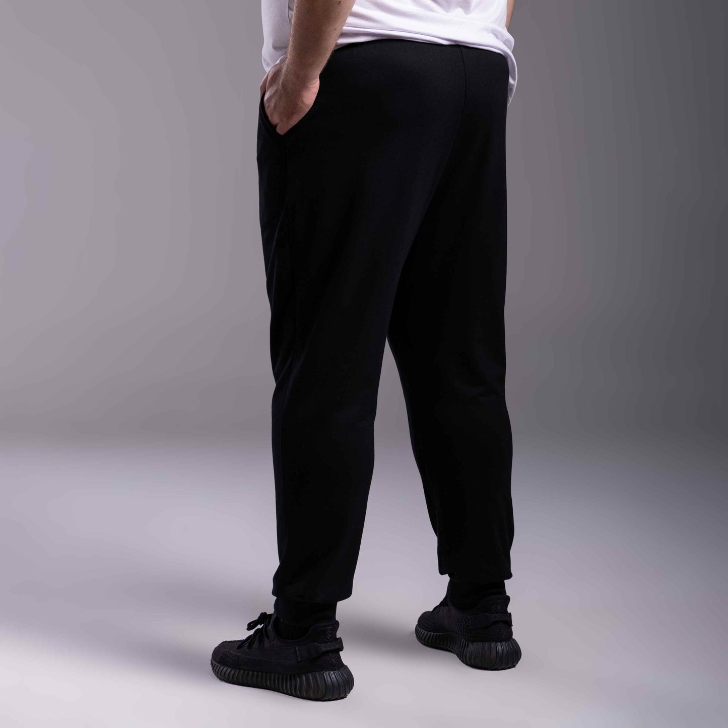 Calça Jogger Moletom Tech Impermeável Plus Masculina - Preto