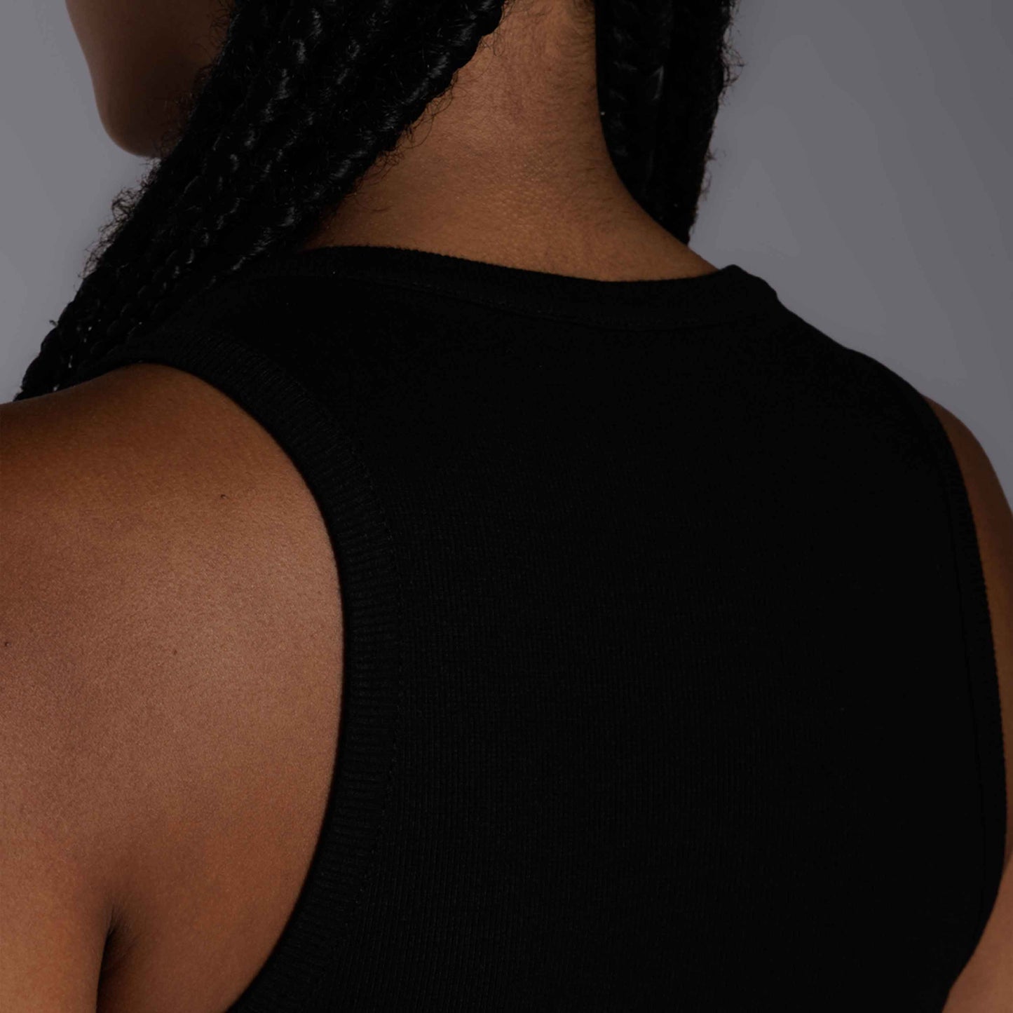 Cropped Ribana Tech Anti Odor Feminino - Preto