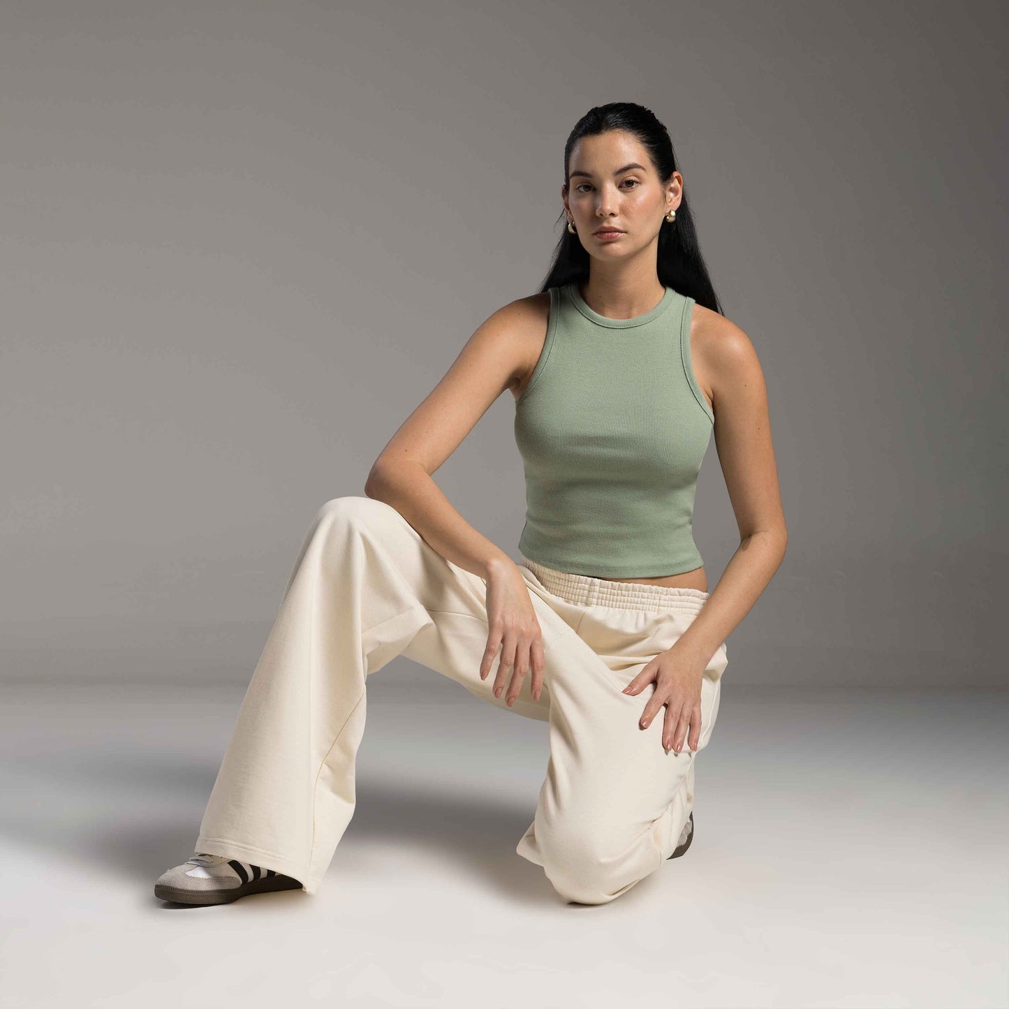 Cropped Ribana Tech Anti Odor Feminino - Verde Pistache