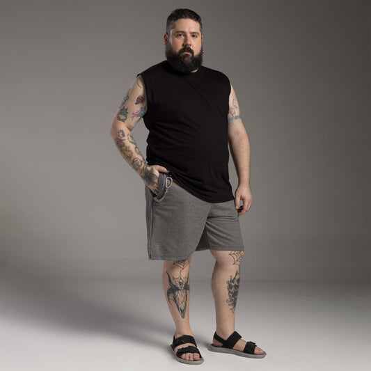 Regata Tech Air Alongada Plus Masculina - Preto