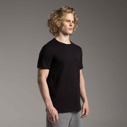 Camiseta Algodão Premium Masculina B4 - Preto