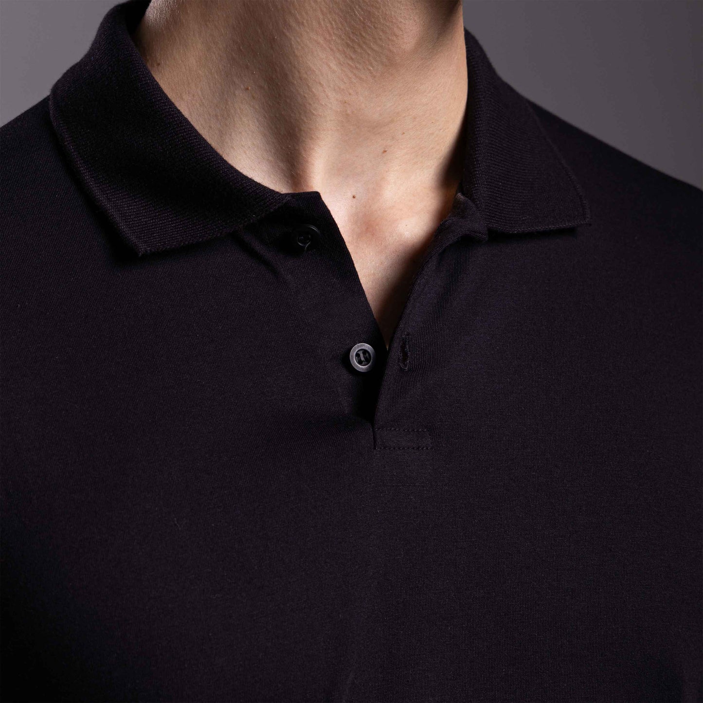 Camisa Polo Tradicional B4 - Preto