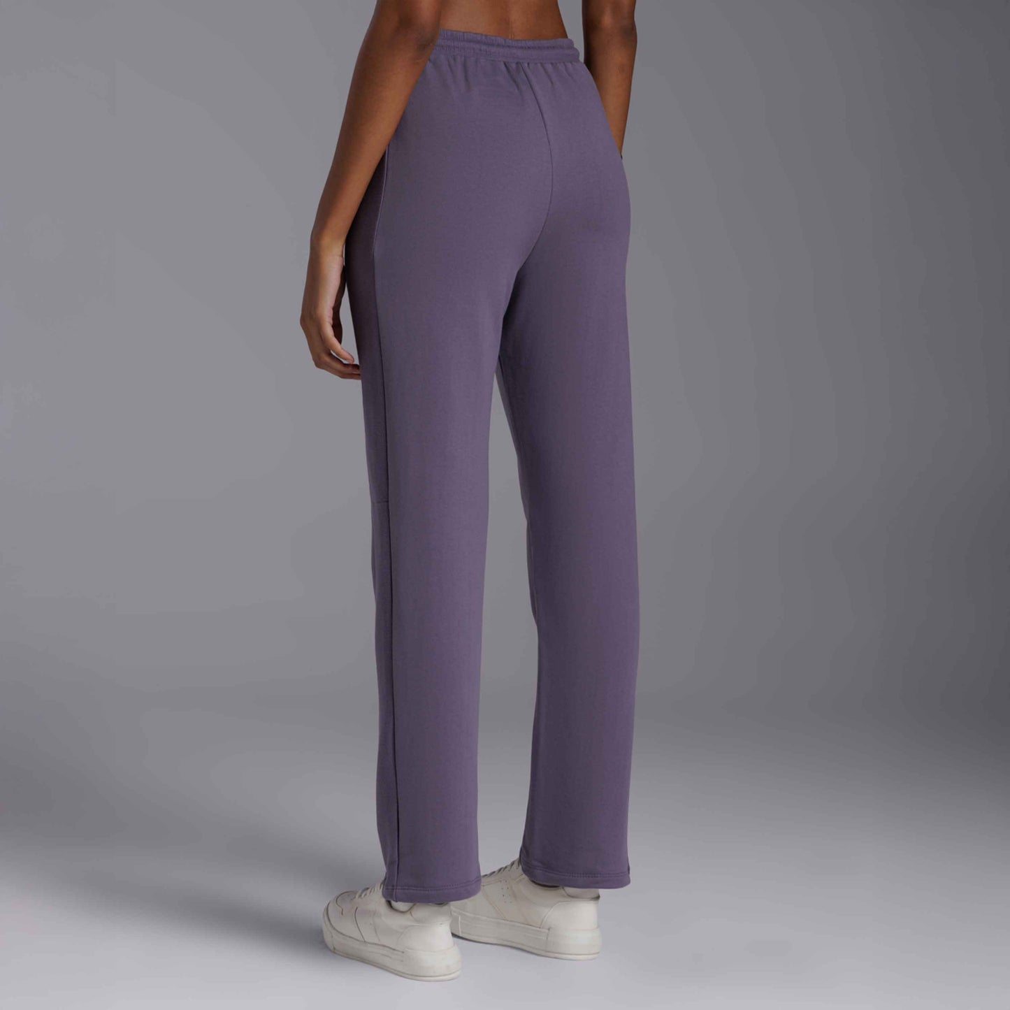 Calça Tech NoLiquid Moletom Flanelado Recorte Feminina - Mirtilo