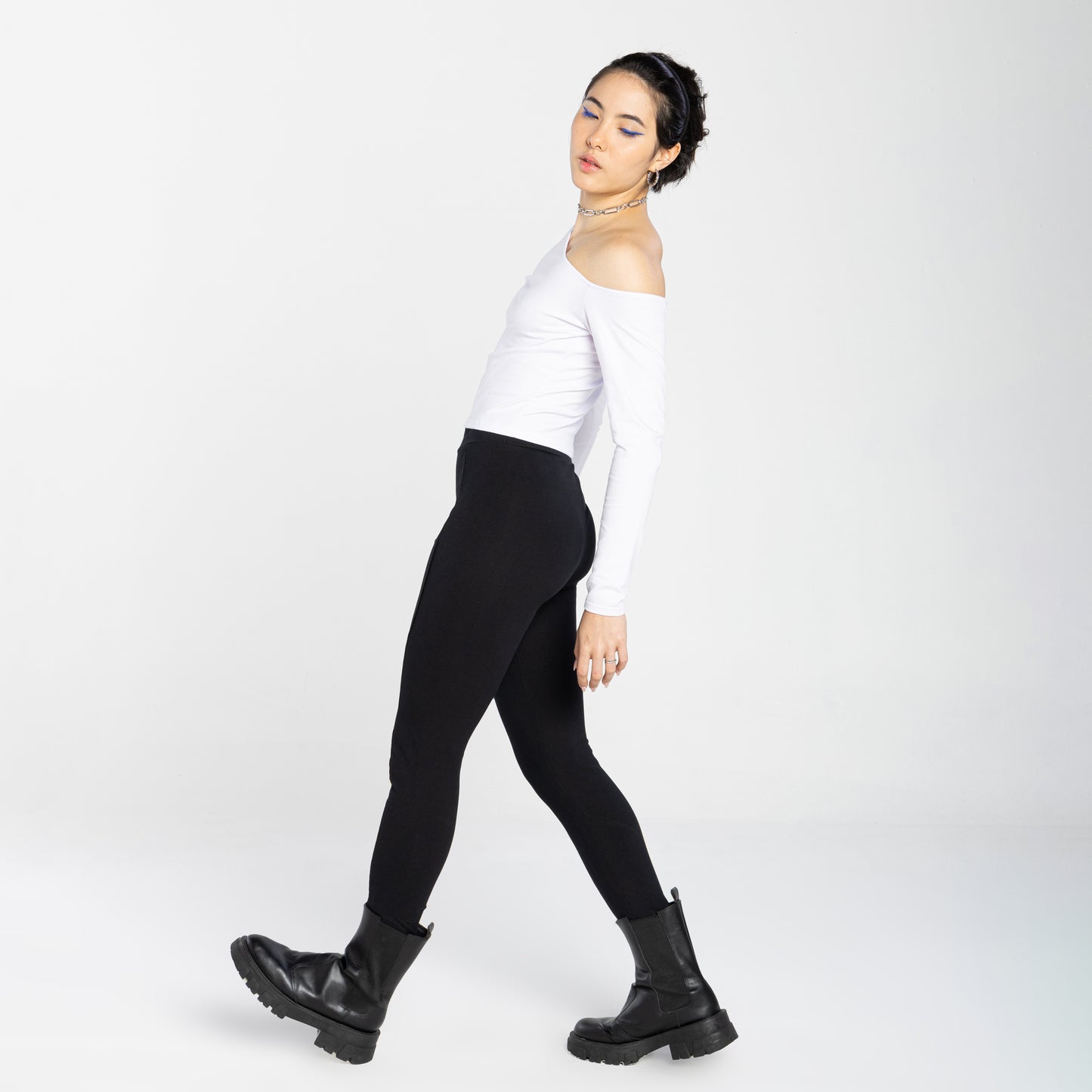 Blusa Tech Anti Odor Ombro Único - Branco