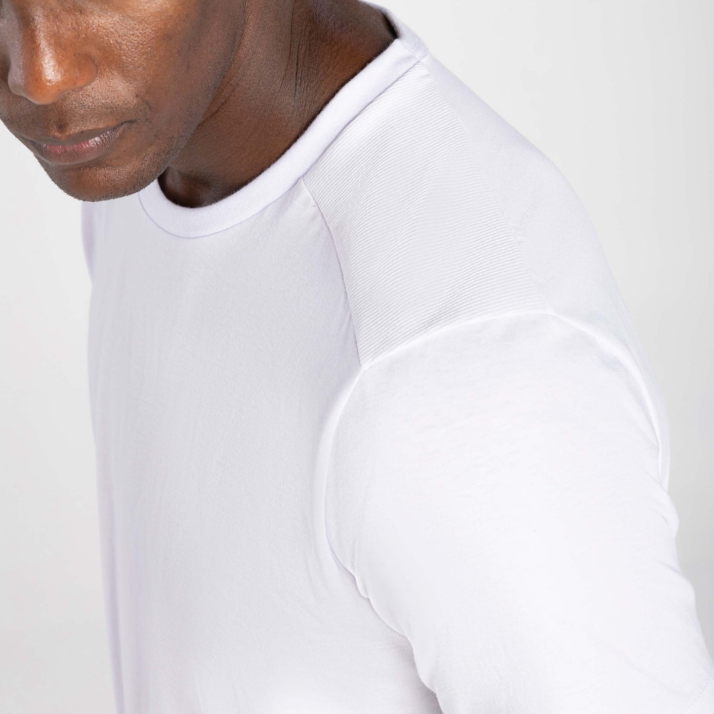 Tech T-Shirt Anti Odor Textura Masculina - Branco