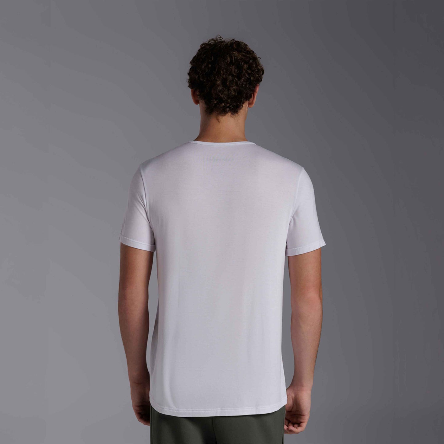 Tech T-Shirt Modal Bolso Masculina - Branco