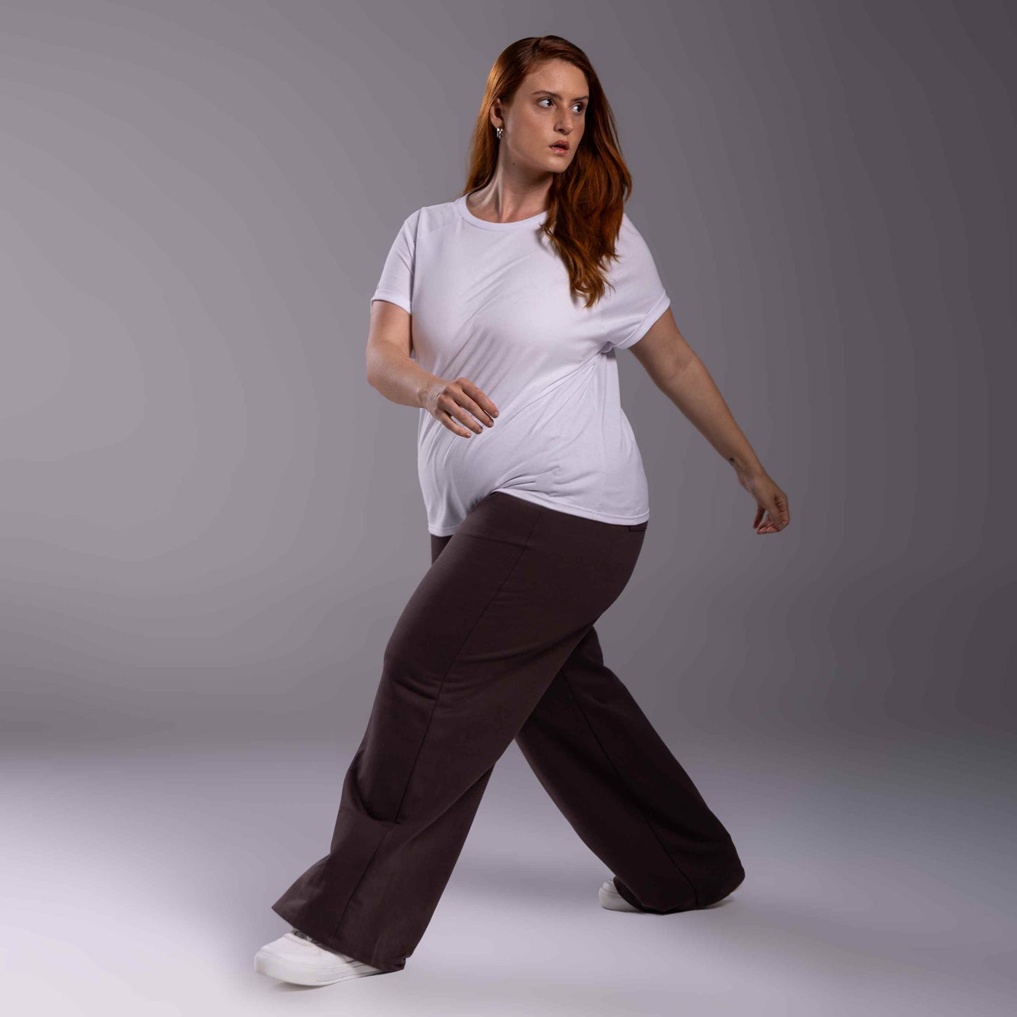 Tech T-Shirt Anti Odor Raglan Plus Feminina - Branco