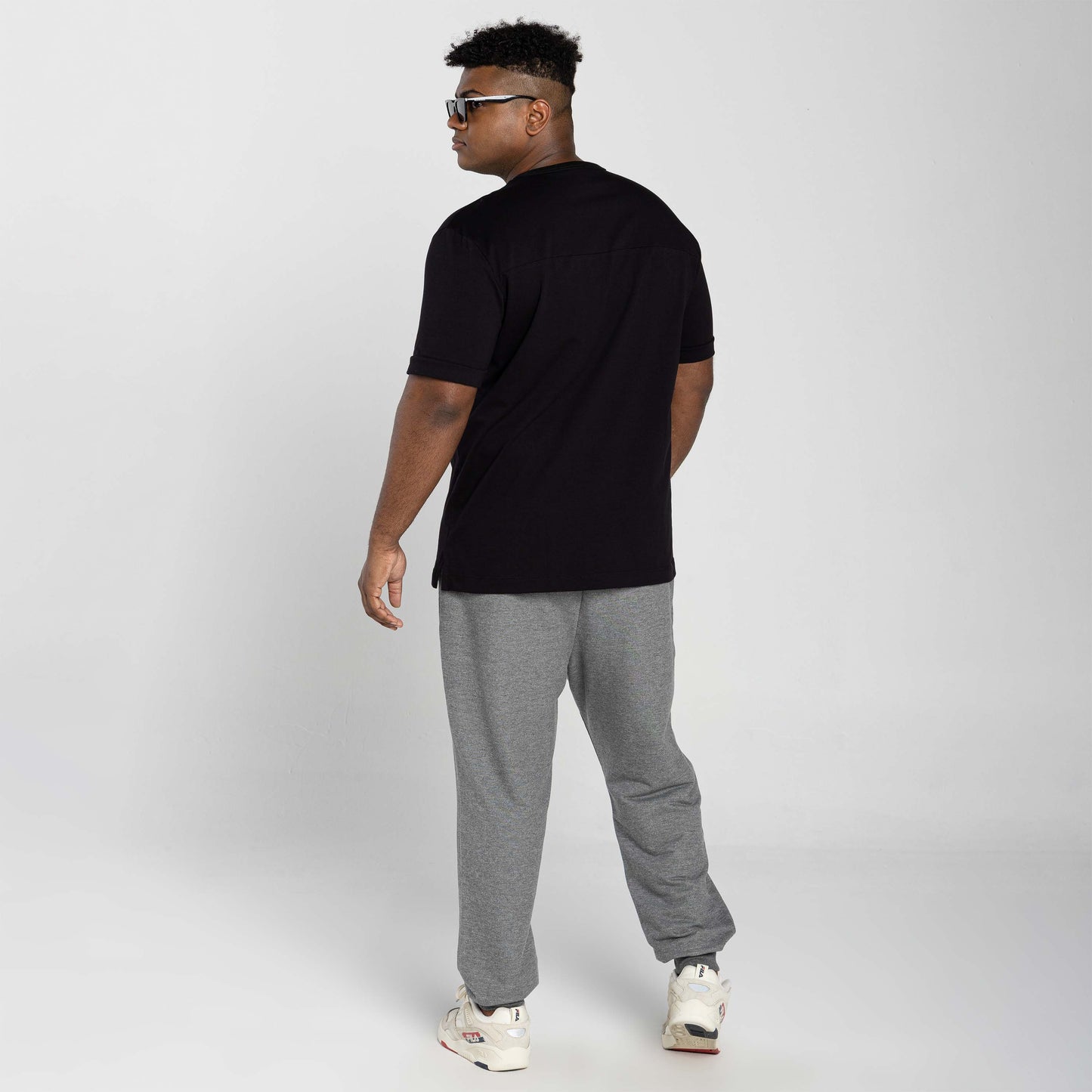 Tech T-Shirt Comfort Anti Odor Barra Aplicada Plus - Preto